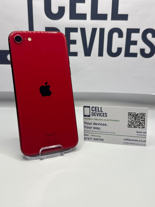 Apple iPhone SE (2020) 64GB (Product)Red Refurbished, Excellent, 100% Battery