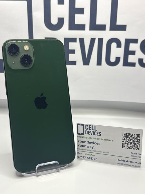 Apple iPhone 13 128GB Green Refurbished, Excellent, New Battery