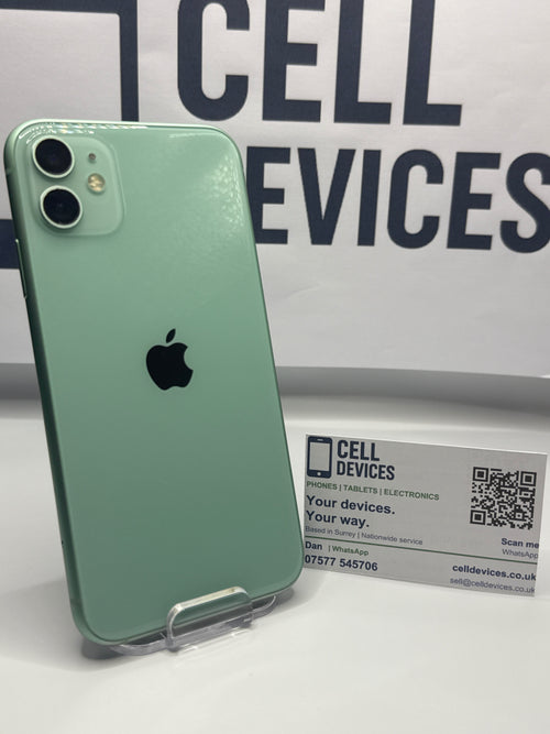 Apple iPhone 11 64GB Green Refurbished, Excellent, 97% Battery