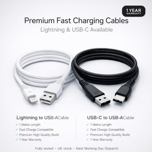 SilverLabel Charging Cables - 1m Fast Charging - Cell Devices